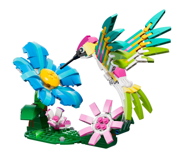 LEGO CREATOR 31384 Dzikie zwierzęta: kolorowy koliber - 1473432 - zdjęcie 3